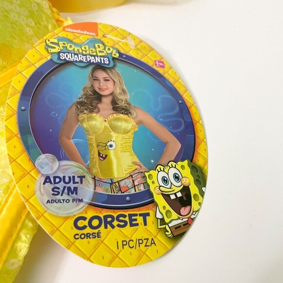 Spongebob Squarepants Adult Womens Corset Size S/M - Picture 3 of 16